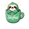 Cute Sloth Coffee Lover