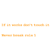 Règles de programmation