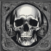 Macabre Skull Portrait