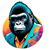 Gorilla im Anzug