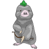 Arc d’archer taupe