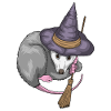Possums Halloween Witch