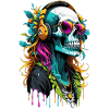 Hippie DJ Skull