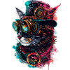 Cyberpunk Katze