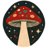 Champignon Cosmique de Noël