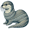 Knitted Otter