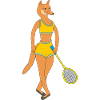 Fox tennis player