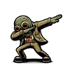 Dabbing Zombie Funny Dabbing Design