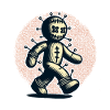 Scary Voodoo Doll Halloween Costume