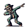 Dabbing Zombie Drôle Dabbing Design