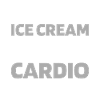Eiscreme Funny Cardio Quote