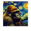 Mountain Gorilla Starry Night