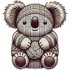 Knitted Koala