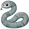 Knitted Snake