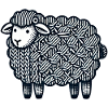 Knitted Sheep
