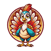 Peacock Funny Kawaii Cartoon Clipart Animal Pet