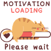 Chilling cat: Motivation is loaded