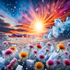 Flower Sunset