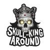 Skull-King Around Funny Skeleton King Design