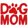 DOG MOM Red