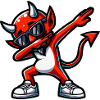 Dabbing Devil