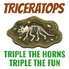 Triceratops Dinosaur Dino Paleontology Fossil