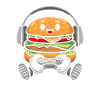 Gamer Gaming Burger Gaming Controller