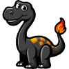 Dinosaur brontosaurus comic