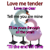 Love me tender