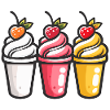 Ice cream cups