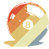 Retro Billiard Ball Graphic