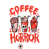 Horrorfilme und Kaffee