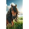 Cheval brun