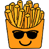 French fries cool