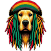 Rasta Dog Jamaica Jamaica Jamaican