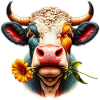 Cow flower flowers