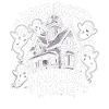Spooky Halloween haunted house