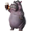 Nilpferd Bier