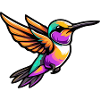 Hummingbird Bird Comic