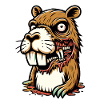 Zombie Capybara Capybara Lover Halloween