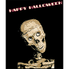 Skeleton funny for Halloween