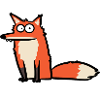 Frustrated fox