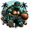 Basketball Turtle Fit Sunglasses Gift