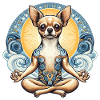 Chihuahua Meditation Meditate Gift