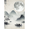 CHINESE FULL MOON SERENITY LANDSCAPE