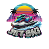 Jet Ski Adventure Retro Summer