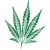 Cannabis Blatt