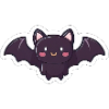 Cute bat sticker