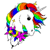 Regenbogen-Einhorn