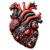 Christmas Anatomical Heart